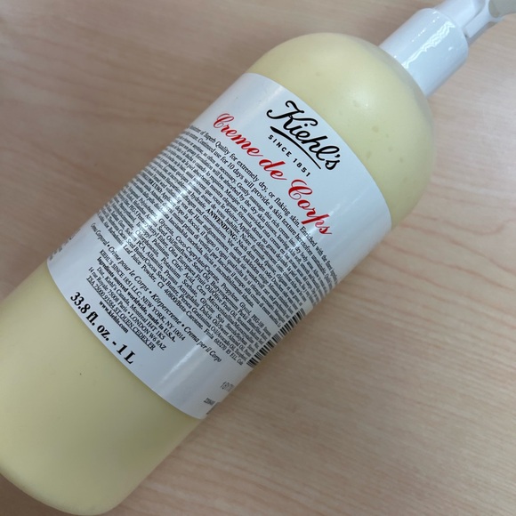 Kiehl's Creme De Corps Body Moisturizer Cream 33.8oz/1000 ml New, sealed new - Picture 2 of 16